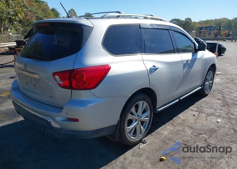 2018 Nissan Pathfinder Sl z USA, uszkodzony, nr VIN 5N1DR2MN1JC650251